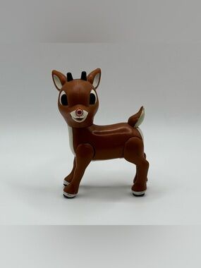 RARE EXCLUSIVE Rudolph the Red Nosed Reindeer Talking Christmas Holiday Ornament